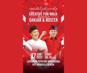 Acara Creative Fun Walk Bersama Ganjar dan Koster Ganjar Koster