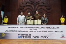 Honda Jalin Kerja Sama dengan Universitas Indonesia dalam Bidang Edukasi dan Riset Teknologi Elektrifikasi Honda x UI