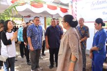 Kawasan Produksi Kelompok Wanita Tani (KWT) Bedetan Perancak Diresmikan Kelompok Wanita Tani