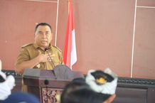 Sosialisasi Revitalisasi Pasar Umum Negara, Bupati Tamba Siap Akomodir Aspirasi Pedagang ke Pusat Pasar Umum Negara