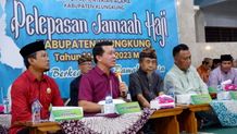 Bupati Suwirta Lepas 25 Calon Jemaah Haji Kabupaten Klungkung Jemaah Haji