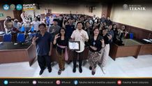 Kuliah Tamu Prodi Teknik Sipil Fakultas Teknik Universitas Udayana dengan topik ‘Coastal Engineering’ Unud