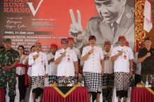 Lomba Mewarnai dan Lomba Ngibing, Semarakkan Bulan Bung Karno di Kabupaten Tabanan Semarakkan Bulan Bung Karno