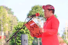 Sambut Bulan Bung Karno dan Hari Pancasila 2023, Bupati Sedana Arta Gelar Apel Hari Lahir Pancasila
