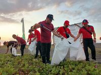 Peringatan Hari Lingkungan Hidup Sedunia, Pemkot Denpasar Kerahkan Seluruh OPD Bersih-bersih Pantai OPD
