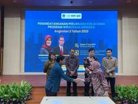 Unud Tanda Tangani Perjanjian Kerja Sama Program Wirausaha Merdeka Tahun 2023 Unud