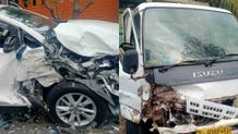 Kecelakaan Truk Vs Mobil di Desa Ringdikit, Penumpang Luka-luka Tabrakan