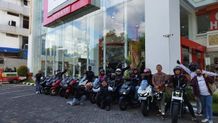 Fun Touring Manajemen Astra Motor Bali dengan Wartawan Sambil #Cari_Aman Fun Touring