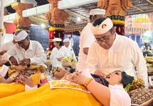Serangkaian Karya Metatah dan Atma Wedana Massal, Jaya Negara Nyanggingin di Banjar Bun Denpasar Karya Metatah dan Atma Wedana
