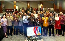 Sekda Alit Wiradana lkuti Rakor MCP Triwulan II Tahun 2023 dengan KPK RI Rakor MCP