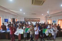 Bupati Suwirta Hadiri Sosialisasi Program Gerakan Perlindungan 1 Desa 100 Pekerja Renta BPJS
