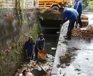 Antisipasi Banjir, PUPR Denpasar Gerak Cepat Bersihkan Sampah di Sungai Pasukan Biru Prokasih