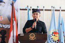 Hadiri Pembukaan KejurProv Catur Bali, Wabup Ipat Dorong Cabor Perbanyak Kompetisi KejurProv Catur Bali
