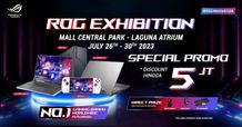 Dapatkan Diskon Laptop Gaming Hingga Rp5 Juta dan Coba Langsung ROG Ally di ROG Exhibition ROG