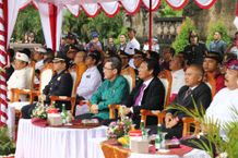 Rektor Universitas Udayana Hadiri Peringatan Hari Bhayangkara ke-77 Unud