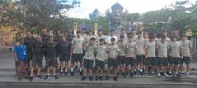 Usai Bertanding, Tim Barcelona U20 Sambangi GWK Bali Barcelona U20