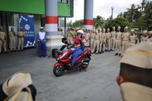 Wujud Sinergi Bagi Negeri, Kampanye #Cari_Aman untuk Pejuang Keselamatan Berkendara di Poltrada Bali Cari Aman