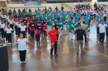 Buka Lomba Senam Lansia, Bupati Tamba : Terpenting Sehat dan Bahagia Lomba Senam Lansia