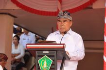 Bupati Tamba Pimpin Peringatan HUT Ke-65 Provinsi Bali di Jembrana HUT Ke-65 Provinsi Bali