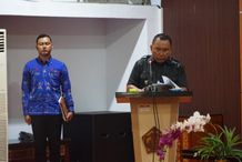 Bupati Tamba Beri Jawaban Pandangan Umum Fraksi saat Rapat Paripurna VII Bupati Tamba