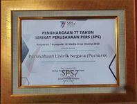 PLN Dinobatkan Jadi Korporasi Terpopuler di Media Arus Utama Versi Serikat Perusahaan Pers PLN