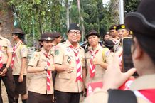 Wawali Arya Wibawa Hadiri Raimuna Nasional XII Tahun 2023 Peringatan Hari Pramuka ke-62