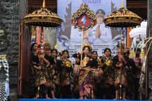 Meriahkan HUT ke-128 Kota Negara, Puluhan Sekaa Baleganjur Remaja Unjuk Gigi dalam Lomba Tingkat Kabupaten baleganjur