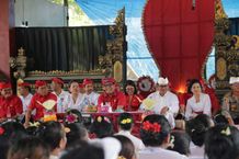 Bupati Sanjaya Hadiri Karya Nyatur Desa Cau Belayu Cau Belayu