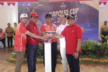 Bupati Sanjaya Hadiri Pembukaan Piala Kapolri Cup 2023 di Gor Debes kapolri cup