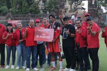 Rebut Posisi Runner Up, Ketua DPC PDI Perjuangan Tabanan Bangga Semangat Juang Tabanan U-17 di Final Liga Kampung Tabanan U-17