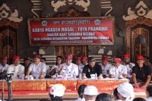 Bupati Tabanan Hadiri Karya Pitra Yadnya Ngaben Massal Warga Desa Subamia Bupati Tabanan