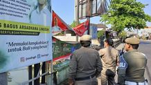 Asal Sesuai Aturan, Pemasangan Atribut Parpol Masih Bisa Ditoleransi Satpol-PP Kabupaten Buleleng