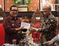 Gerak Cepat Pembangunan, Bupati Tabanan Kick Off Meeting Prastudi Kelayakan Proyek Revitalisasi Pasar Induk Gadarata Singasana Bupati Tabanan
