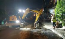 Progres Perbaikan Jalan Nangka Denpasar Sudah Mencapai 37,55 Persen Perbaikan