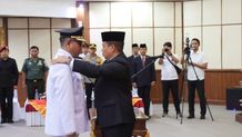 Pj Gubernur Bali Lantik I Dewa Tagel Wirasa Jadi PJ Bupati Gianyar Lantik PJ Bupati Gianyar