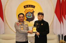 AWK Kunjungi Polda Bali, Bahas Pengamanan Pemilu 2024 Polda bali