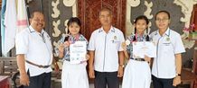 Dua Siswi SMP PGRI 7 Denpasar Berhasil Toreh Prestasi Tingkat Nasional SMP PGRI 7 Denpasar