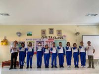 Regenerasi Duta Safety Riding, SMANBARA Ajak Figur Keselamatan Untuk #Cari_Aman safety riding
