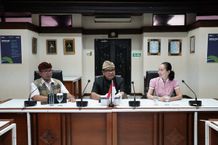 Tertarik Hari Simulasi Bencana, Delegasi Pertahanan Jepang Simak Paparan Kesiapsiagaan Bencana dari Kalaksa BPBD Bali BPBD