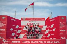 Pebalap Astra Honda Cetak Sejarah, Indonesa Raya Berkumandang Dua Kali di ATC Motegi ATC Motegi