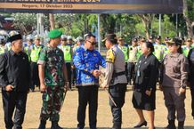 Bupati Tamba Hadiri Apel Gelar Pasukan Operasi Mantab Brata Agung Operasi Mantab Brata Agung