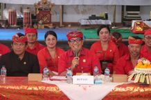 Konsisten Dukung Masyarakat, Bupati Tabanan Ngupasaksi Karya di Desa Perean dan Desa Payangan Desa