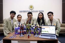 Mahasiswa UGM Sulap Limbah Korek Api Gas dan Botol Jadi Action Figure Limbah Korek