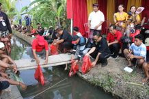 Wali Kota Jaya Negara Buka Lomba Mancing Air Deras ST Bina Putra Banjar Lap-Lap Tengah Mancing