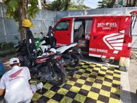 Puluhan Motor Honda Dapat Layanan Service Gratis di Honda AT Family Day 2023 Service Gratis