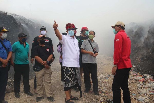 Kebakaran TPA Mandung