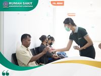 Sambut Hari Pangan Sedunia, RS Unud Bagikan Susu kepada Pasien dan Pengunjung Unud