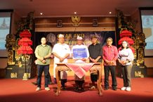 Sekda Alit Wiradana Resmikan Komunitas Seni Lingga Budaya Dwijasrama SMP Dwijendra Denpasar Komunitas Seni Lingga Budaya Dwijasrama