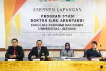 Program Studi Doktor Ilmu Akuntansi FEB Unud Dikunjungi Tim Asesor LAMEMBA Unud