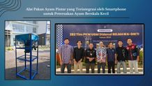 Mahasiswa UGM Ciptakan Alat Pemberian Pakan Ayam Otomatis Pakan